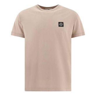 Stone Island Logo Patch T-Shirt Dove Grey 101524113-V0092