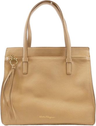 Ferragamo Leather Handbag (Pre-Owned)