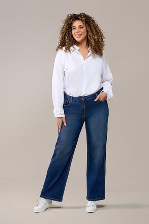 Mart Visser Livia Denim Broek Denim Dark Maxi