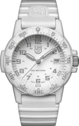 Luminox Sea Series Sea Turtle White Dial Silicone Strap Mens Watch XS.0307.WO