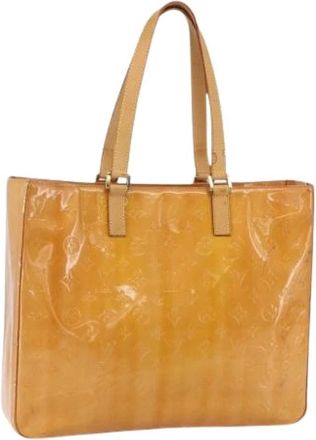 Louis Vuitton Pre-owned Tote Bags, female, Brown, Size: ONE SIZE Pre-owned Vintage Patent Leather Tote Bag