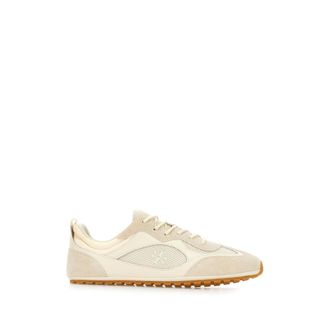 Tory Burch Schoenen, Dames, Beige, 36 EU, Leer, Field Sneakers