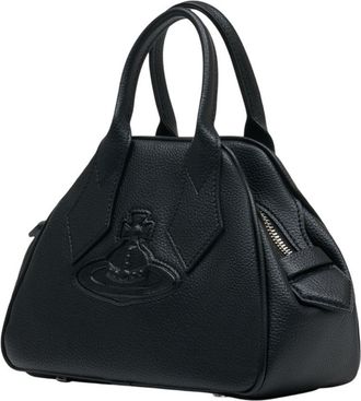 Vivienne Westwood Womens Yasmine Top Handle Bag Black Synthetic