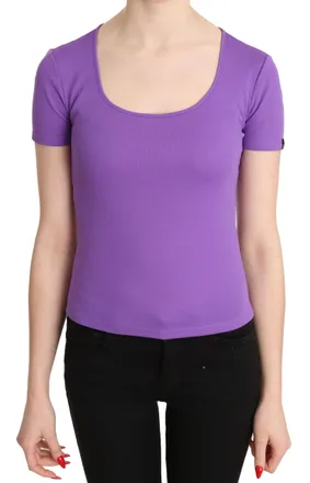 Gianfranco Ferre 100% Polyester Short Sleeve TopWomens Blouse