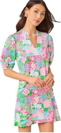 Lilly Pulitzer Carey Dress Womens Dress Crazy Quilt : XXS, Cotton