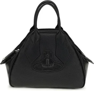 Vivienne Westwood Black Calf Leather Bos Taurus Womens Handbag