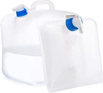 OEM Cubo De Agua Potable Pl&aacute;stico 10 Litros, Contenedor Agua Deportivo Plegable Port&aacute;til Primera Grifo, Botella Agua Sin Bpa, Botella Agua Plegable