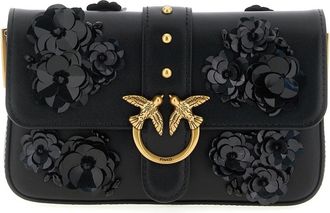 Pinko Pinko, Dames, Tassen, Zwart, Maat: ONE Size Katoen