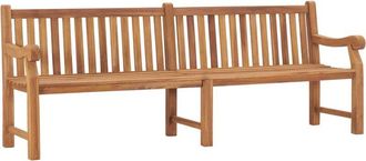vidaXL Banco De Jard&iacute;n De Madera Maciza De Teca 228 Cm Vidaxl
