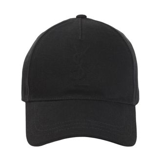 Saint Laurent Caps, male, Black, Size: 57 CM Cap