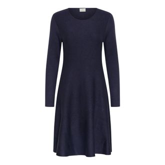 Kaffe Vestido de punto - Dresses - Mujer - Azul - 2XL