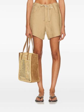 Citizens Of Humanity Shorts in lino con coulisse - Toni neutri