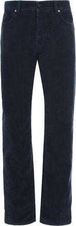 Stone Island Blue Straight Fit Corduroy Jeans