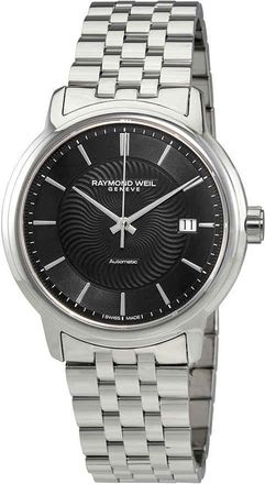 Raymond Weil Maestro Black Dial Mens Watch 2237-ST-20001
