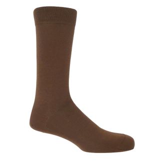 Peper Harow Classic Mens Socks - Chocolate