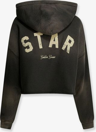 Golden Goose Womens Melange Cotton Sweatshirt Grey Sweatshirts Sweater