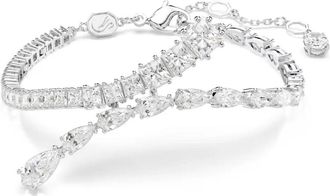 Swarovski Matrix Armband - Dames - Armbanden - Wit - ONE Size - Accessoires