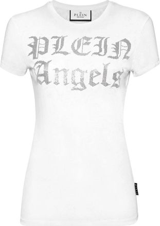 Philipp Plein T-Shirt Pure - Dames - T-shirts - Wit - S - Katoen - Tops