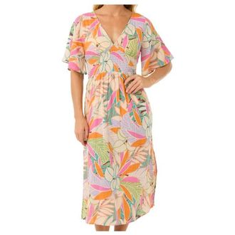 Rip Curl Cala Vadella Midi Dress Kleid f&uuml;r Damen | beige