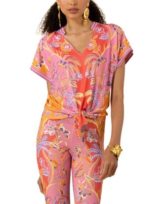 Hale Bob Jazmin Short Sleeve Knit Top