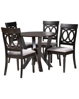 Baxton Studio Angie Modern 5Pc Dining Set