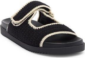 Billini Abbot Sandal in Black/White at Nordstrom Rack, Size 10