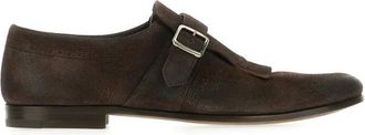 Churchs Fringed Buckle Monk Schoenen - Heren - Nette schoenen - Bruin - 44 EU - Leer - Schoenen