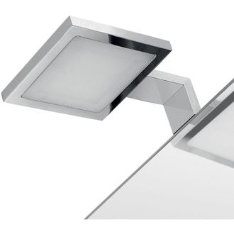 Gedy Lampada applique led con telaio di fissaggio in Cromall e resine termoplastice DO40 serie Gedy ibiza Cromato