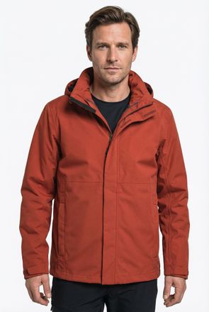 Sch&ouml;ffel Regenjacke SCH&Ouml;FFEL Jacket Gmund M, Herren, Gr. 46, schwarz crabapp, Obermaterial: 100% Polyester, normal, Jacken Regenjacke