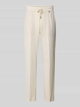 Antony Morato Relaxed Fit Hose mit elastischem Bund Modell ELLIOT in Ecru, Gr&ouml;&szlig;e 46