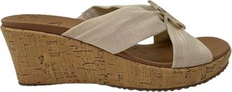 Skechers Womens Beverlee-Sail Twist Sandal In Natural