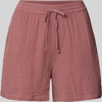 Only Relaxed Fit Shorts aus reiner Baumwolle Modell THYRA in Mauve, Gr&ouml;&szlig;e XL
