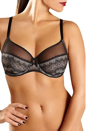 Chantelle Womens Revele Moi Full Cup Bra - Black - Size 32C