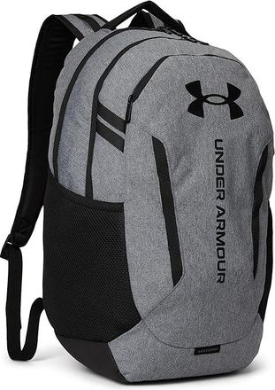 Under Armour Hustle 6.0 Backpack Backpack Bags Castlerock Full Heather/Black/Black, Polyester