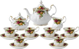 Royal Albert Old Country Roses Teaware, 15 Piece Set