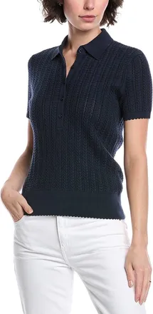 Brooks Brothers Cable Polo Sweater