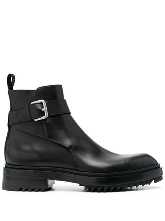 Lanvin Alto leather ankle boots - Black