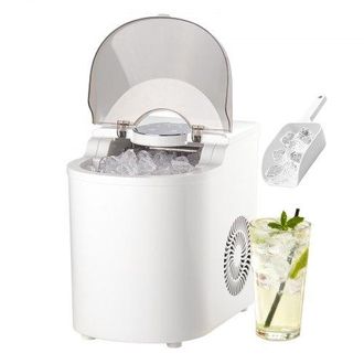 OEM M&aacute;quina De Hielo De Mesa, 7 Cubitos De Hielo En 6 Minutos, 11,8 Kg Al D&iacute;a, Autolimpiable, Helado Esf&eacute;rico, Con Pala, Ideal Para El Hogar, La Cocina, L