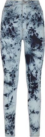 Philipp Plein Super High Waist Jegging - Dames - Skinny Jeans - Blauw - W26 - Denim - Jeans