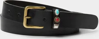 DA.D Mens Colourful stone detail belt