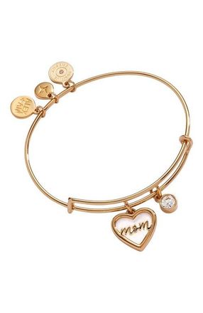 Alex and Ani Mom Bangle Bracelet in Gold at Nordstrom