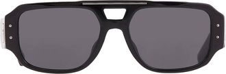 Dolce & Gabbana Dark Grey Pilot Mens Sunglasses DG4482F 501/87 57