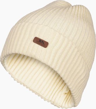 Trespass Unisex Adult Dornan Beanie - Cream - Size: L-XL