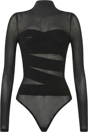Wolford Bod&iacute; de corte envolvente infinito - Tops - Mujer - Negro - M