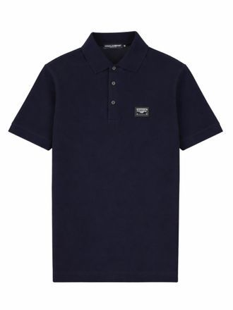 Dolce & Gabbana Navy Blue Logo Polo