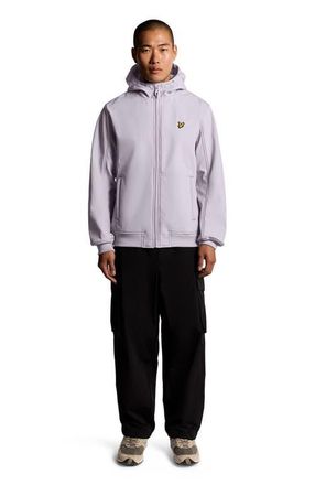 Lyle & Scott Fleece Back Softshell Jacket in Ash Lilac at Nordstrom, Size Xx-Large