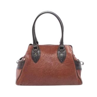 Fendi Pre-owned Handbags, female, Brown, Size: ONE SIZE Pre-owned Etnico Leather Handbag