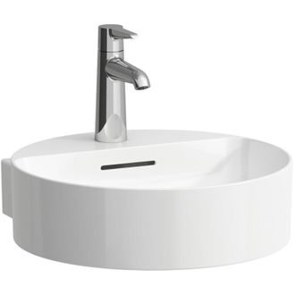 Laufen Laufen Val Lavabo Con Enjuague Manual, Bajo Encimera, Sin Agujero