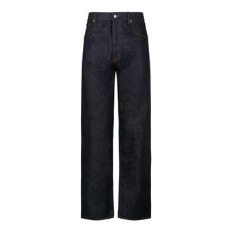 Prada Straight Fit Jeans, male, Blue, W34, Five-pocket Denim Jeans