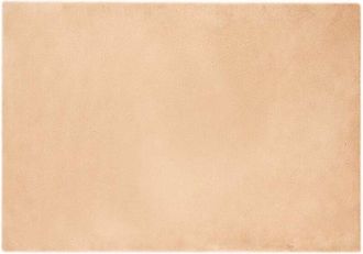 vidaXL Faux Rabbit Fur Rug Olite Taupe 140 x 200 cm Polyester vidaXL